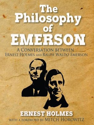 cover image of The Philosophy Emerson